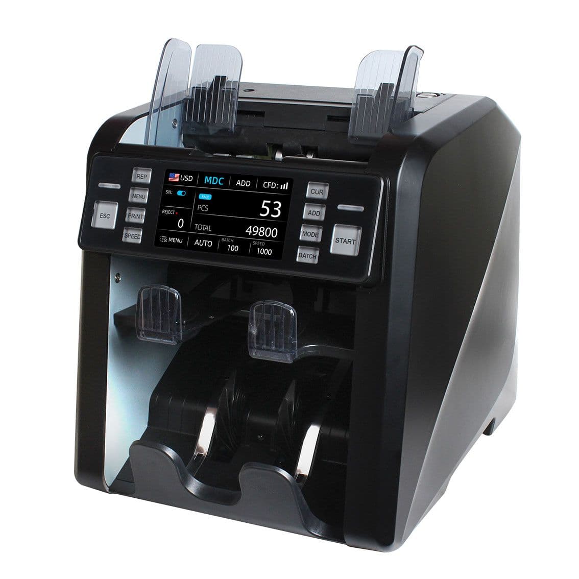 Speedx SP-950A Double Pocket Auto Identity Multi Currency Advanced Counting Machine