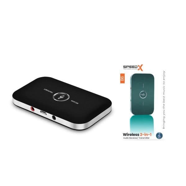 SPEEDX WIRELESS 2-IN-1 B6 AUDIO RECEIVER AND TRANSMITTER