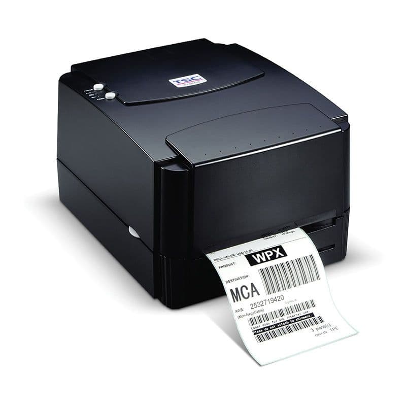 TSC TTP 244 PRO DUAL FUNCTIONAL THERMAL AND THERMAL TRANSFER BARCODE LABEL PRINTER