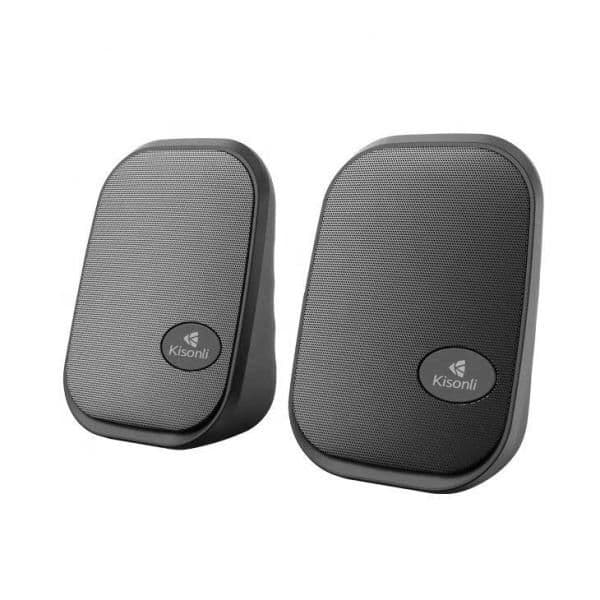 KISONLI KS-09 FASHIONABLE 2 INCH AUDIO SPEAKERS FOR PC OR LAPTOP