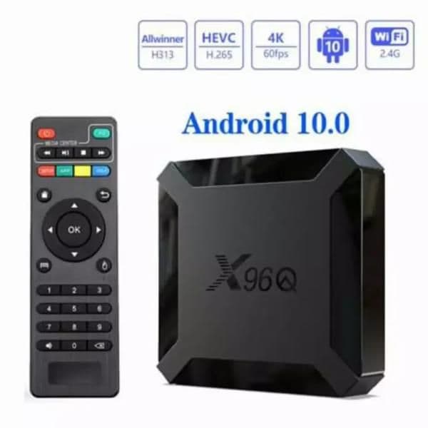 mart Box X96Q Mini Quad Core 2g+16g 4K 60FPS ANDROID 10V